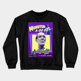 Monster A Go-Go Purple Crewneck Sweatshirt